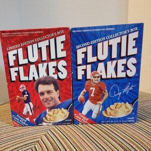 Vintage Unopened Cereal Boxes of Buffalo Bills Quarterback Doug Flutie